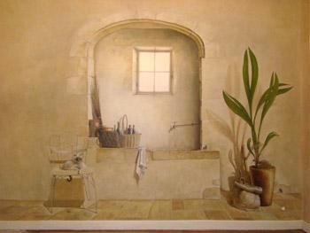 The cat's canvas