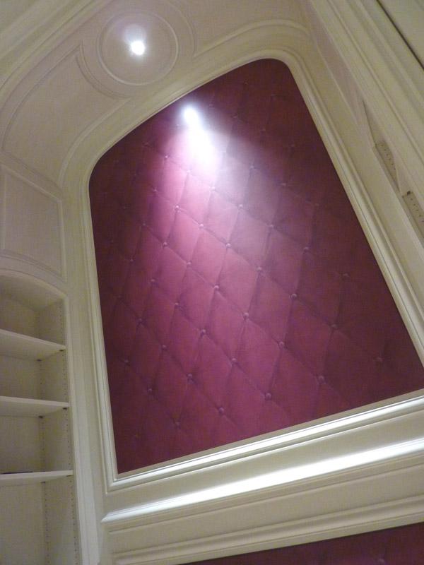 Plum upholstery